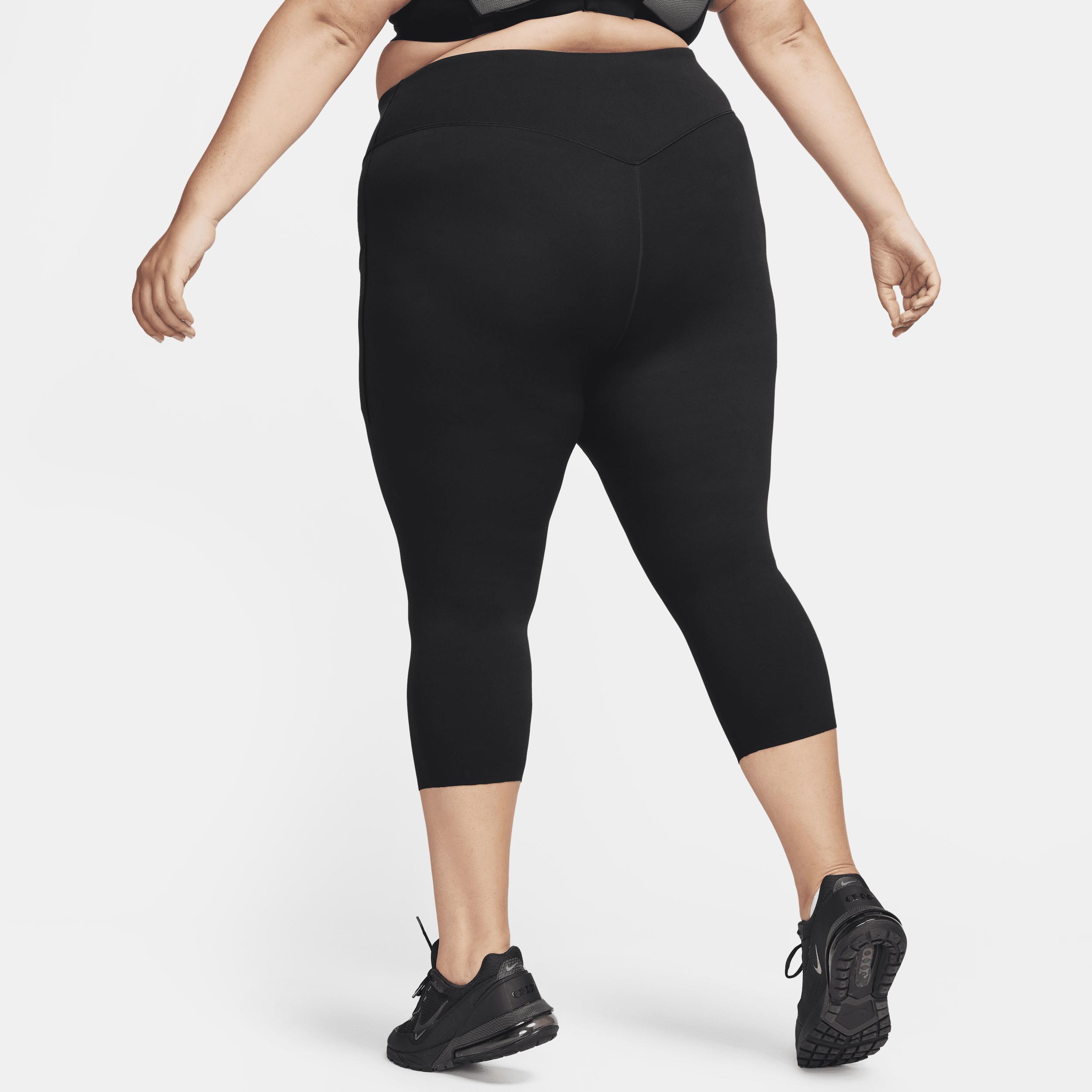 Nike Women's Universa Medium-Support High-Waisted Cropped Leggings with Pockets (Plus Size) Product Image