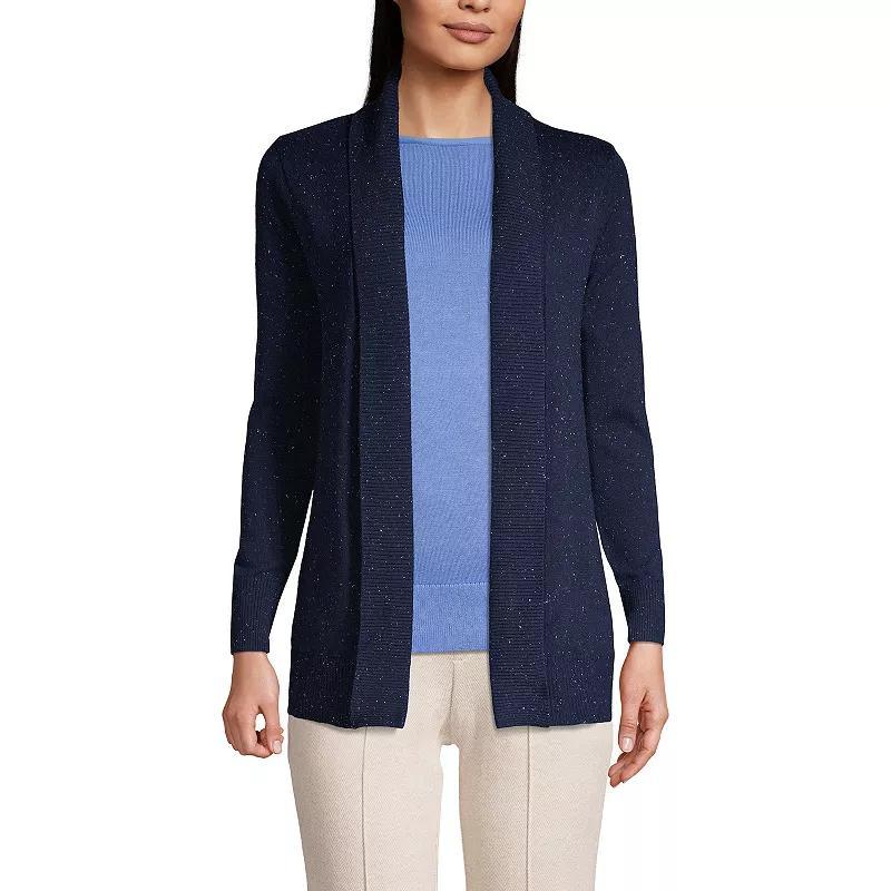 Womens Lands End Shawl Collar Cardigan Sweater Product Image