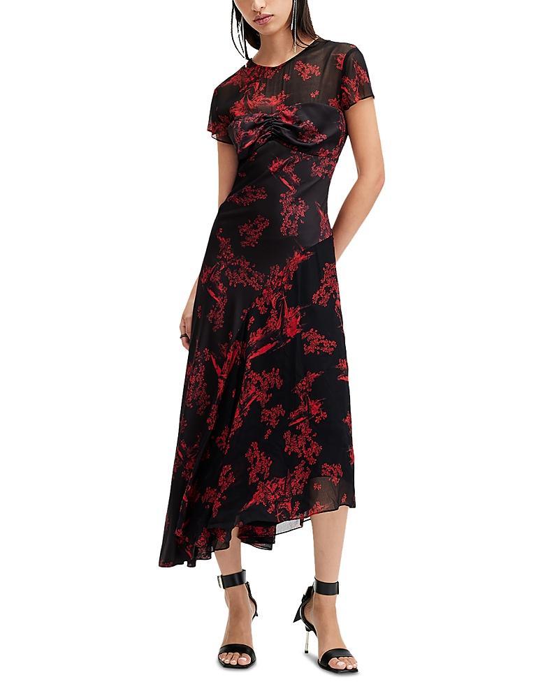 Tasha Dress In Maria Siren Red Product Image