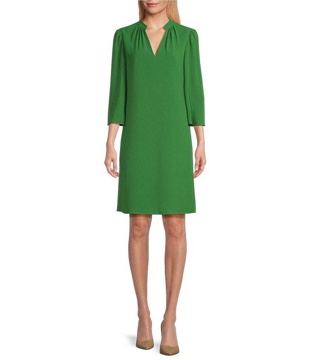 Preston & York 3/4 Sleeve Knee Length Shift Dress Product Image