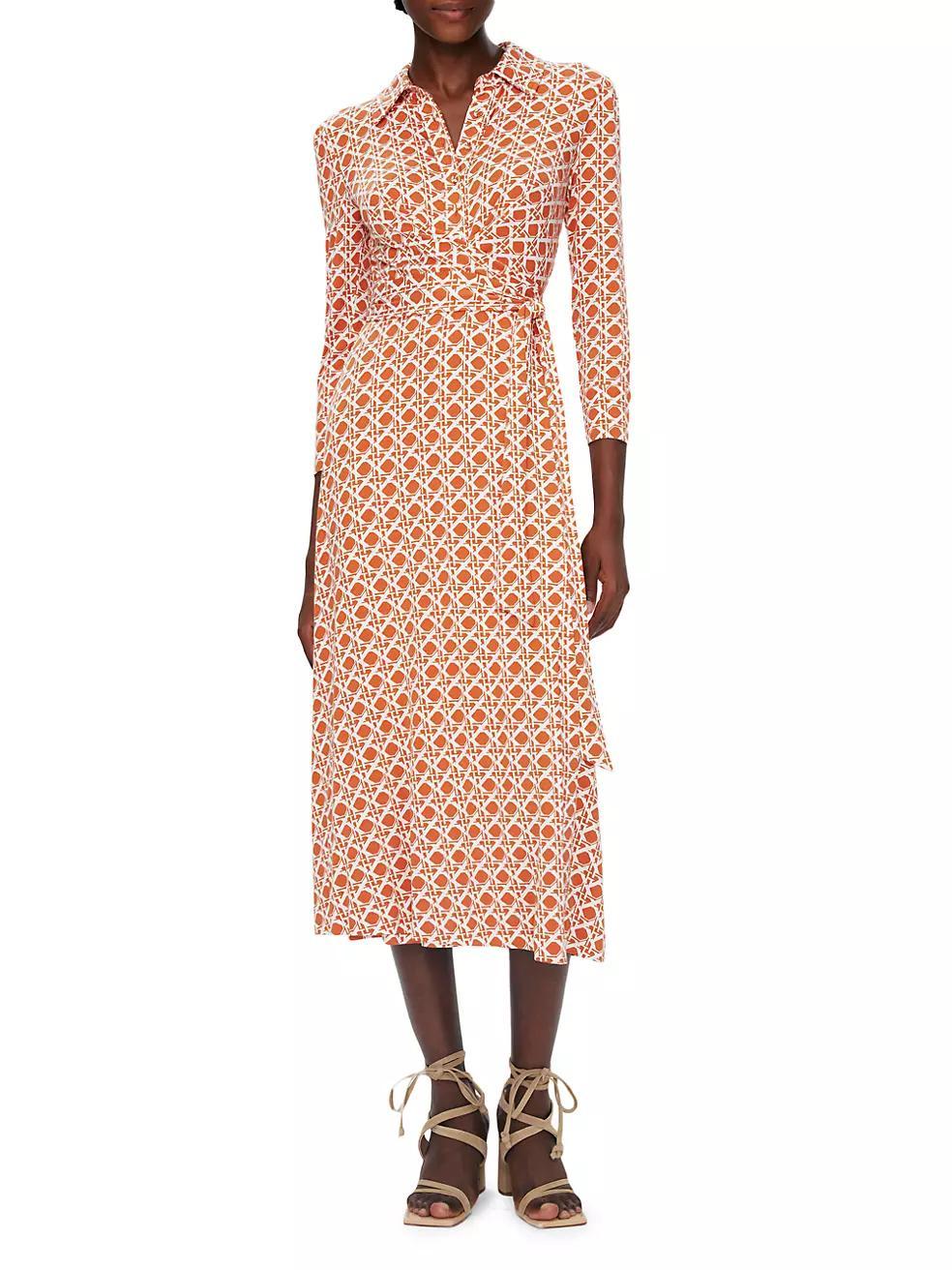 Sana Two Wrap Midi-Dress Product Image