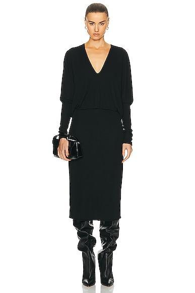 Interior The Clara Dress Black. (also in ). Product Image