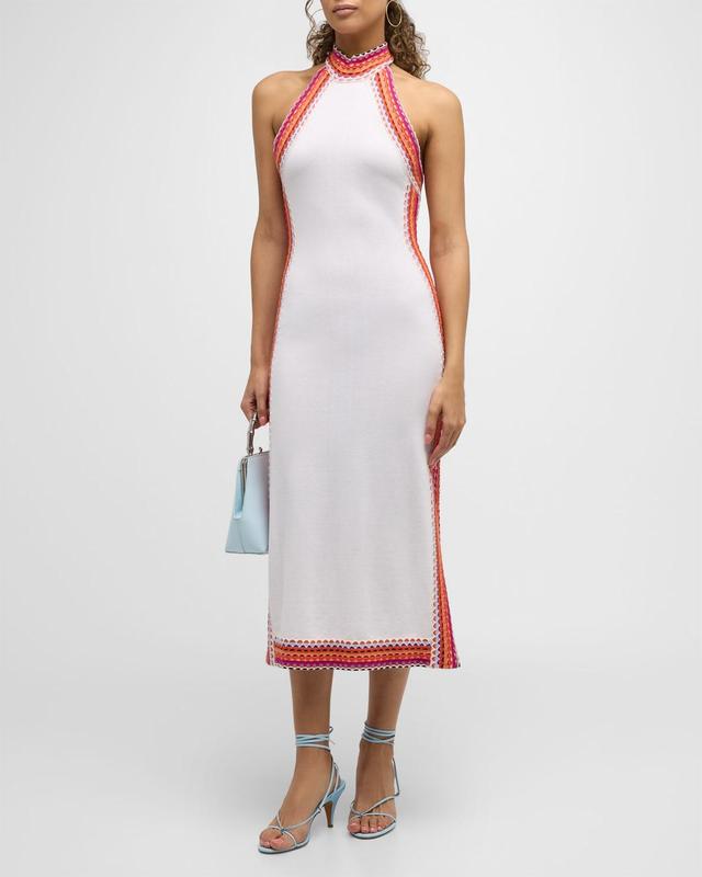 Womens Zoey Knit Halter Midi-Dress Product Image