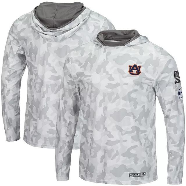 Mens Colosseum Arctic Camo Auburn Tigers OHT Military Appreciation Long Sleeve Hoodie Top Product Image