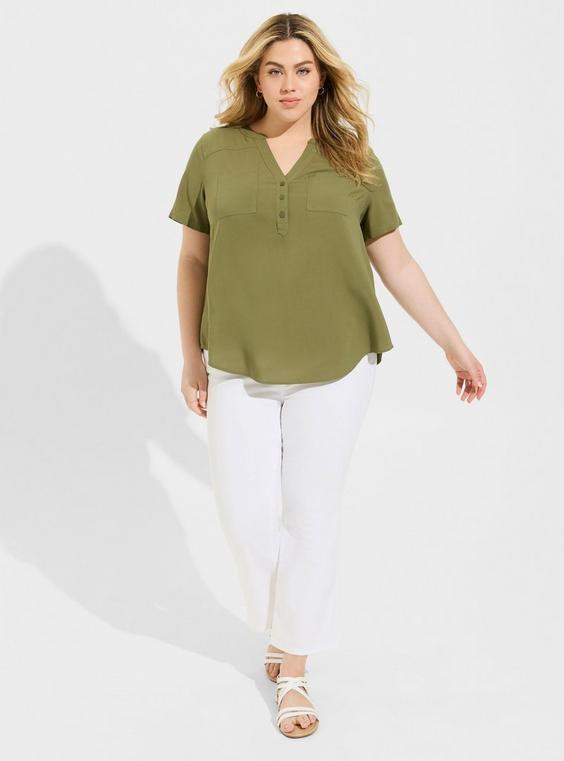 Harper Challis Short Sleeve Blouse Product Image