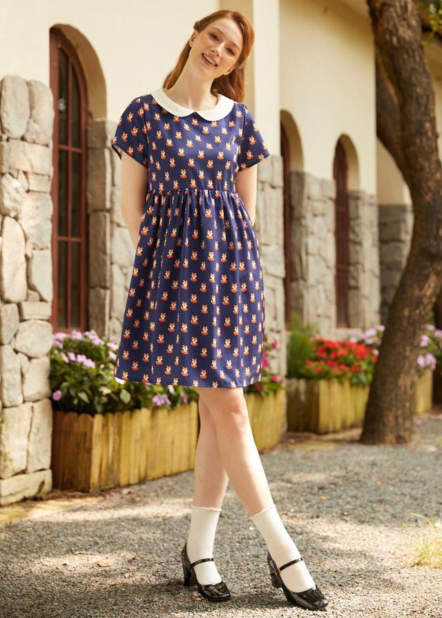 Whimsy & Wonder Collar Empire Dress Product Image