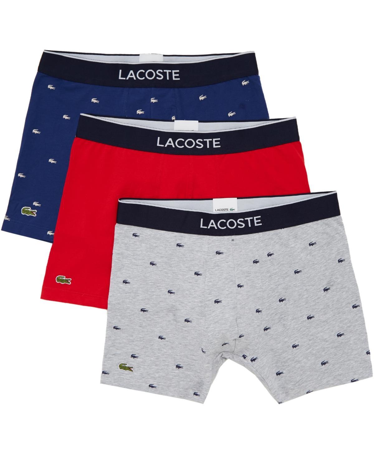 Lacoste Branded Waist Long Stretch Classic Boxer Briefs 3 Product Image