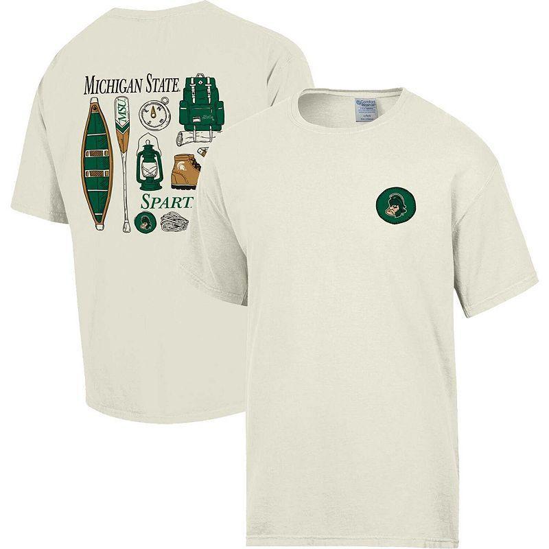 Mens Comfortwash Cream Michigan State Spartans Camping Trip T-shirt Product Image