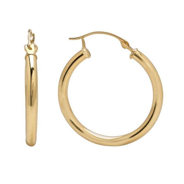 Everlasting Gold 10k Gold Hoop Earrings, Womens, Yellow Product Image