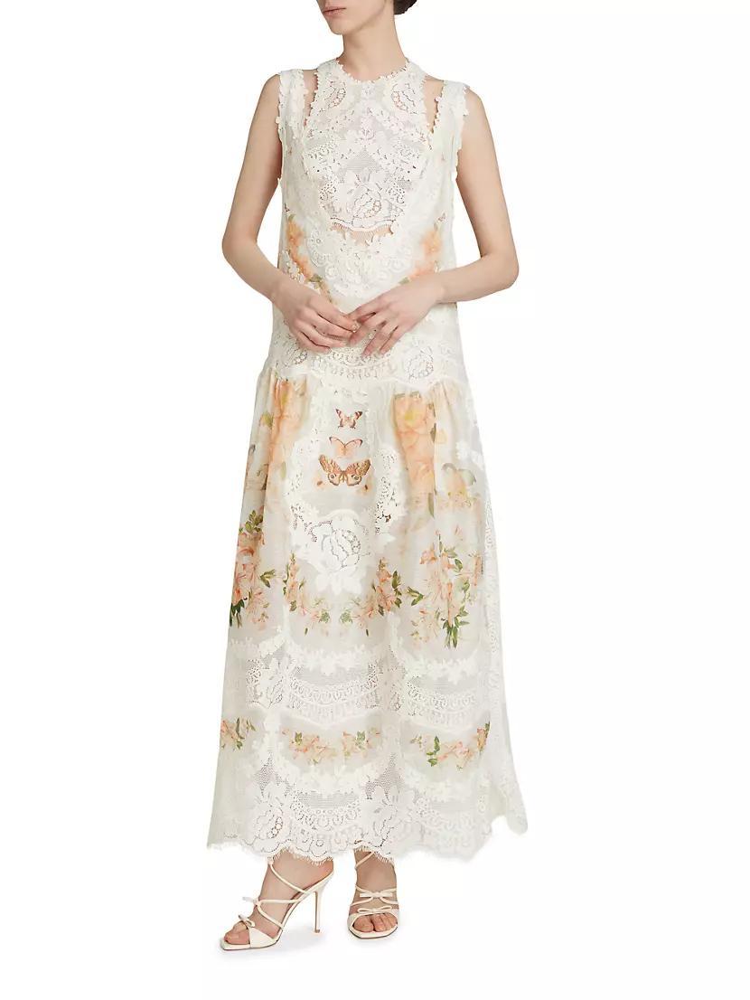 ​Natura Lace Patch Tank Maxi-Dress Product Image