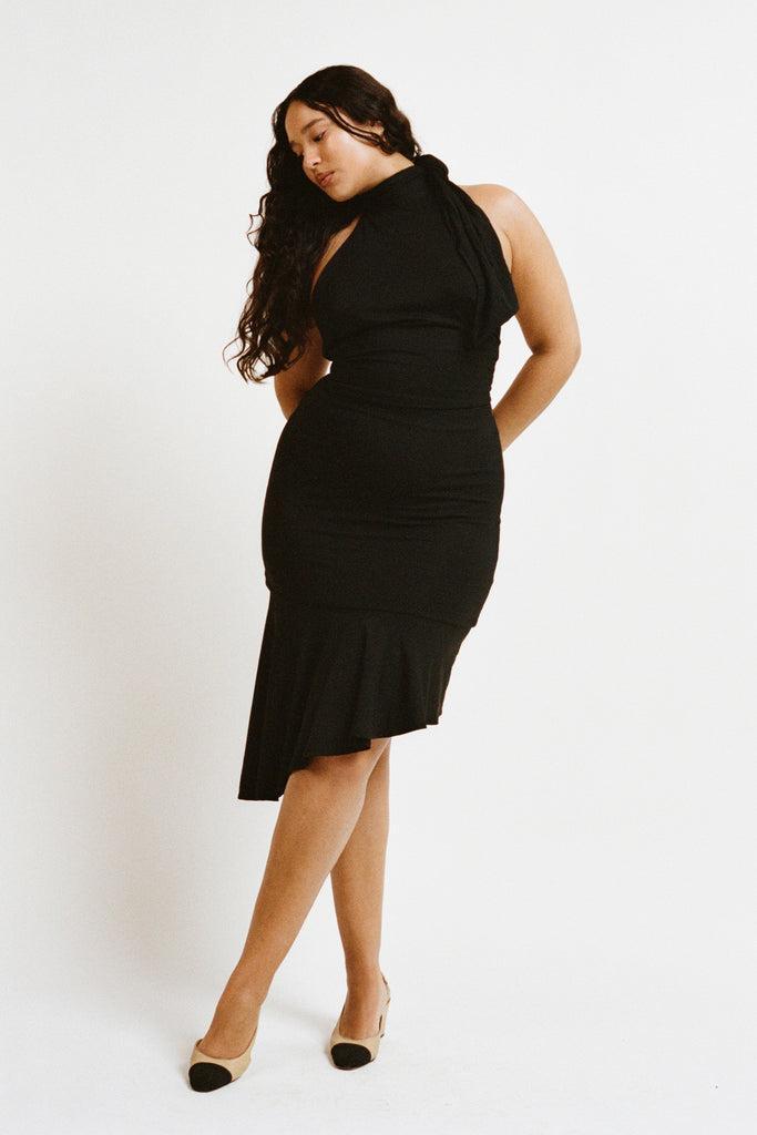 KARINA DRESS - BLACK — BLACK / XS Product Image