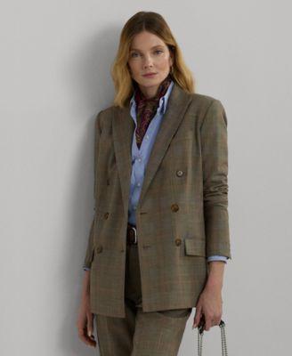 Lauren Ralph Lauren Womens Glen Check Blazer Product Image