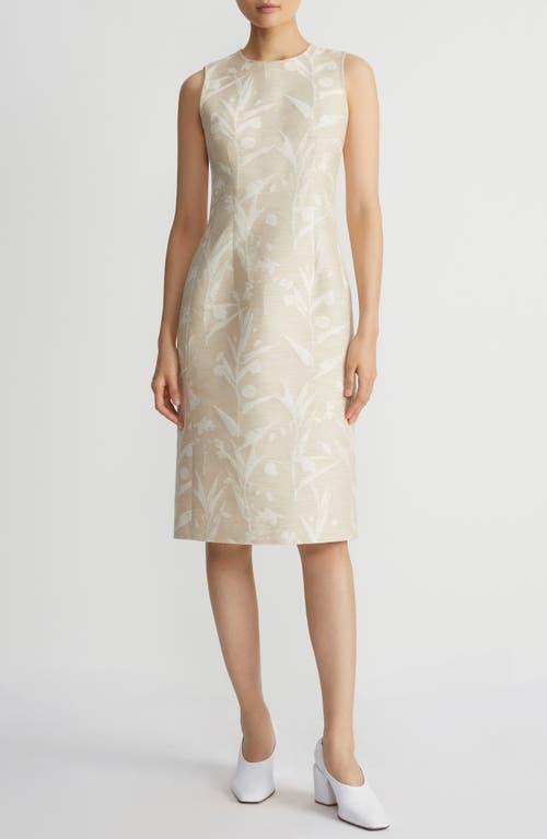 Lafayette 148 New York Harpson Botanical Jacquard Sheath Dress Product Image