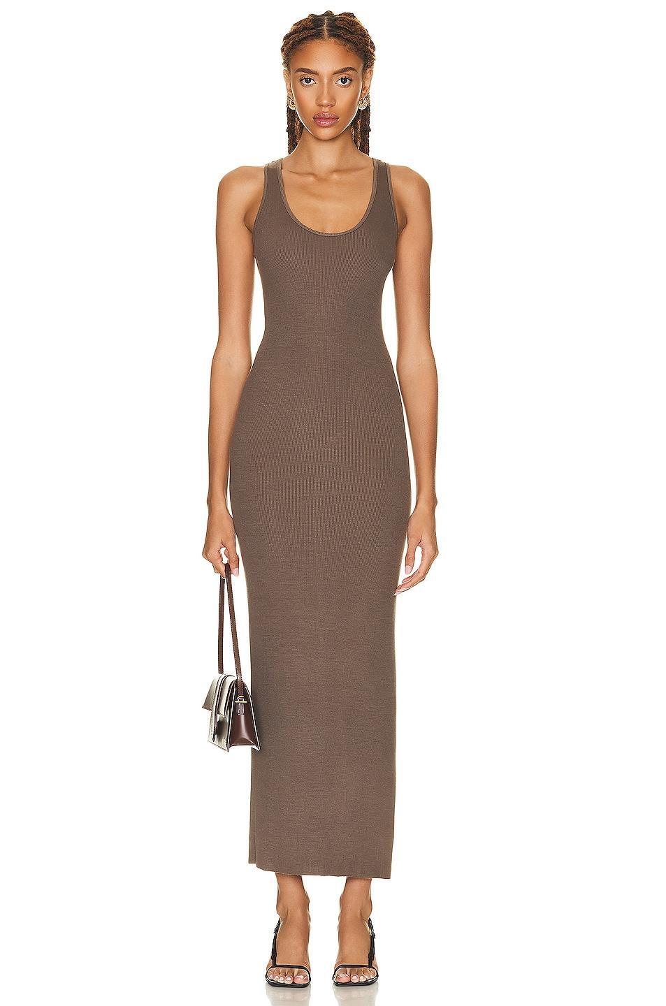 Enza Costa Silk Rib Ankle Length Tank Dress Size XS. Product Image