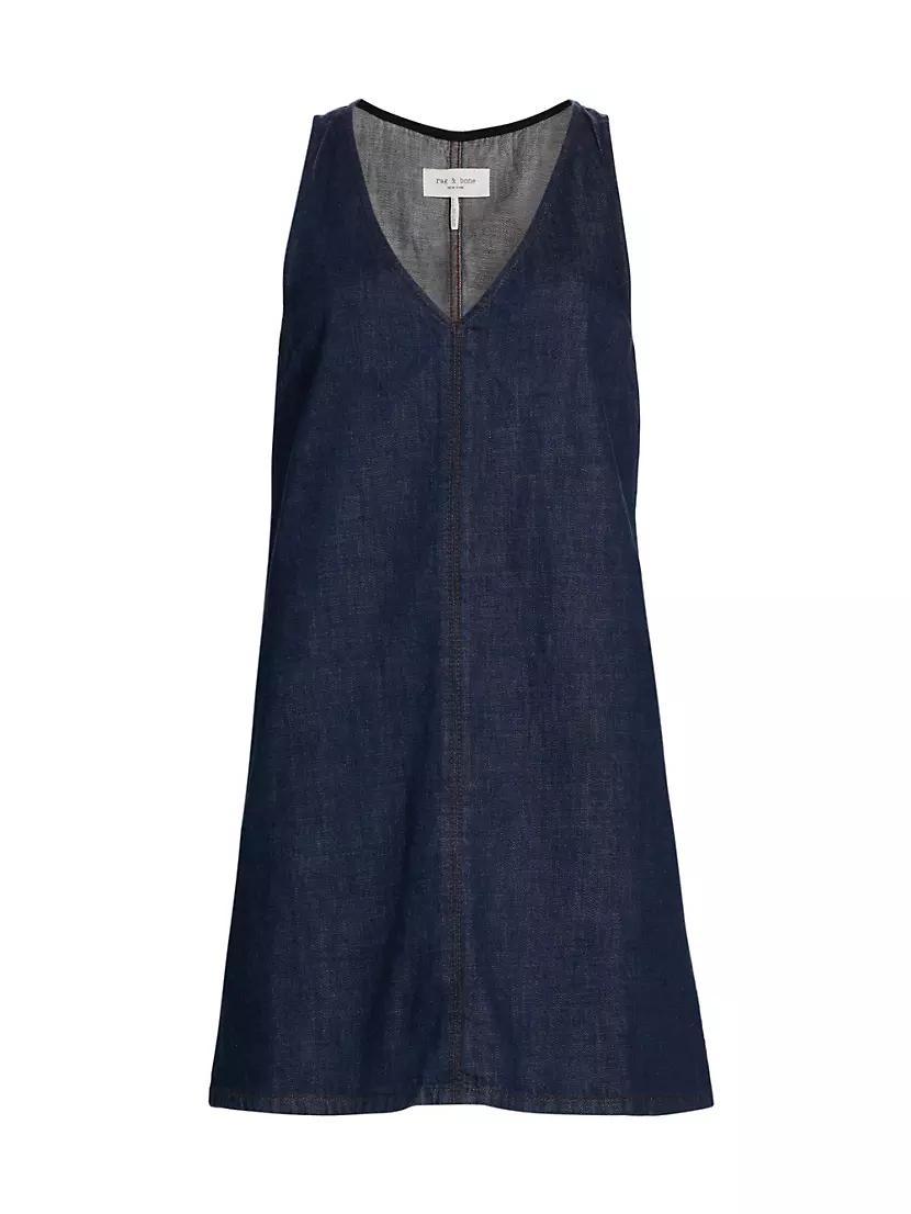 Naia Denim Sleeveless Dress Product Image