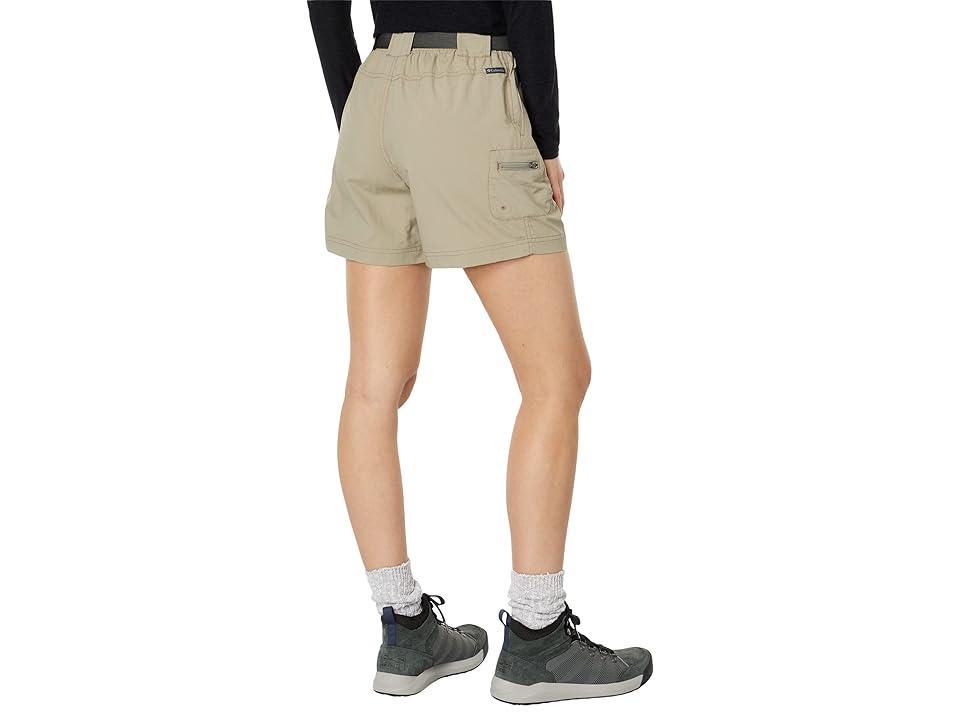 Columbia Sandy River Cargo Short (Tusk/Metal) Women's Shorts Product Image