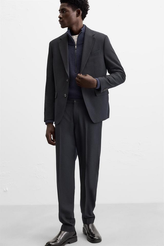 WOOL BLEND SUIT PANTS Product Image