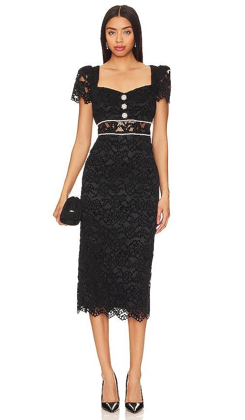 Womens Stirling Lace Sheath Midi-Dress Product Image