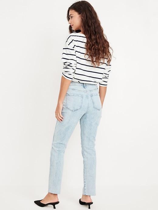 High-Waisted Vintage Slim Jeans Product Image