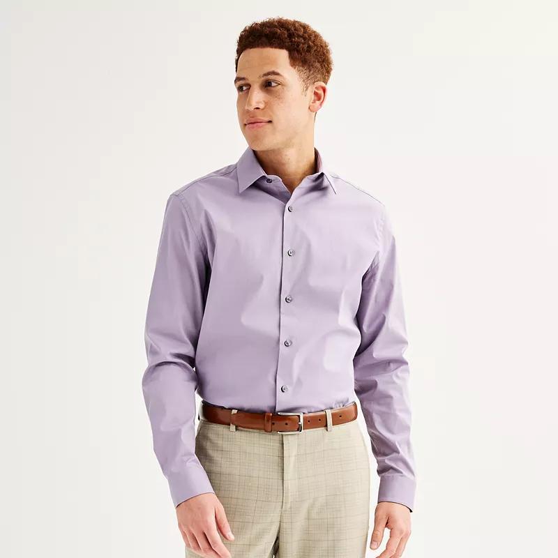 Mens Apt. 9 Premier Flex Solid Regular-Fit Wrinkle Resistant Dress Shirt Product Image