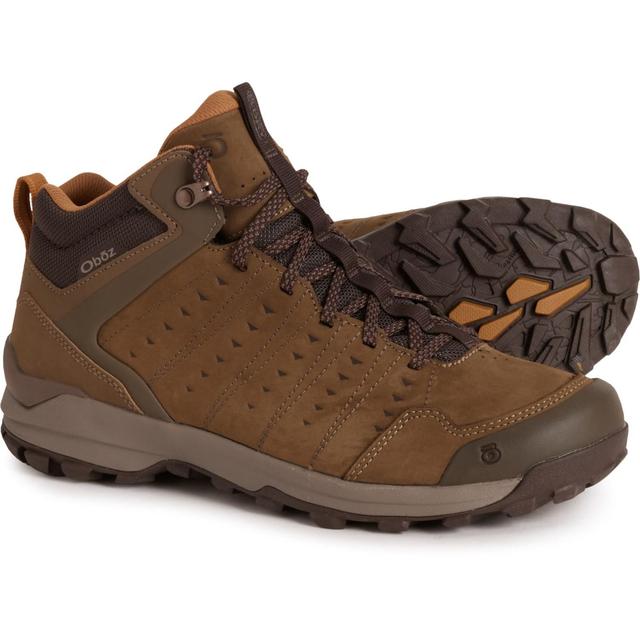 Oboz Footwear Sypes Mid Hiking Boots - Waterproof, Nubuck, Wide Width (For Men) Product Image