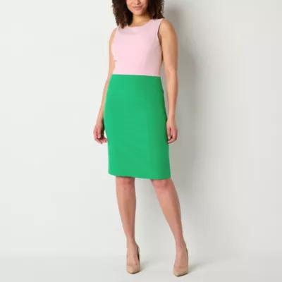 Evan Picone Womens Sleeveless Sheath Dress Product Image