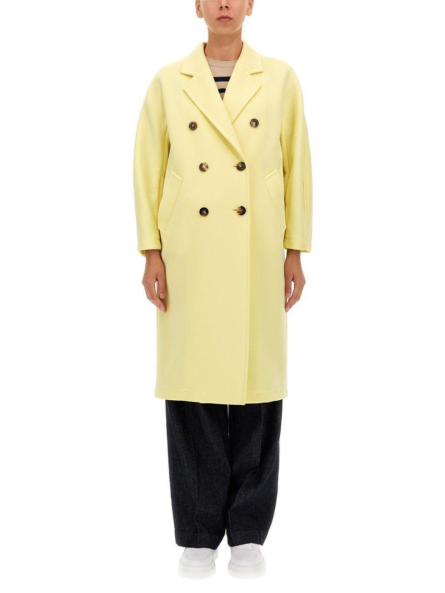 MAX MARA Madame Coat 101801 Light Version In Yellow Product Image