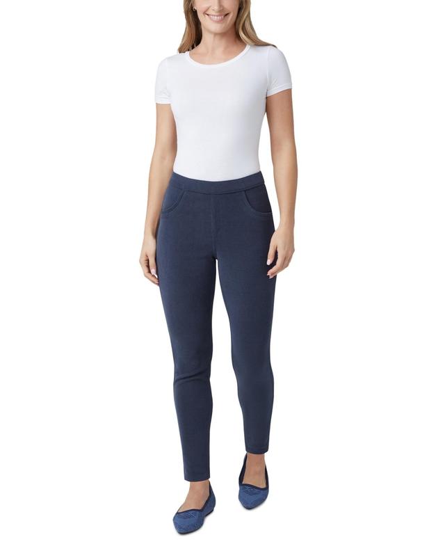 Hue Womens High-Rise Butter Twill Denim Leggings Product Image