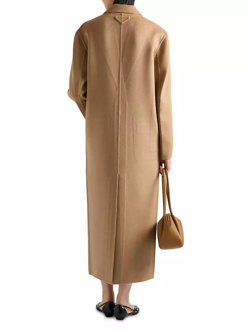 Single-Breasted Cashgora Coat Product Image