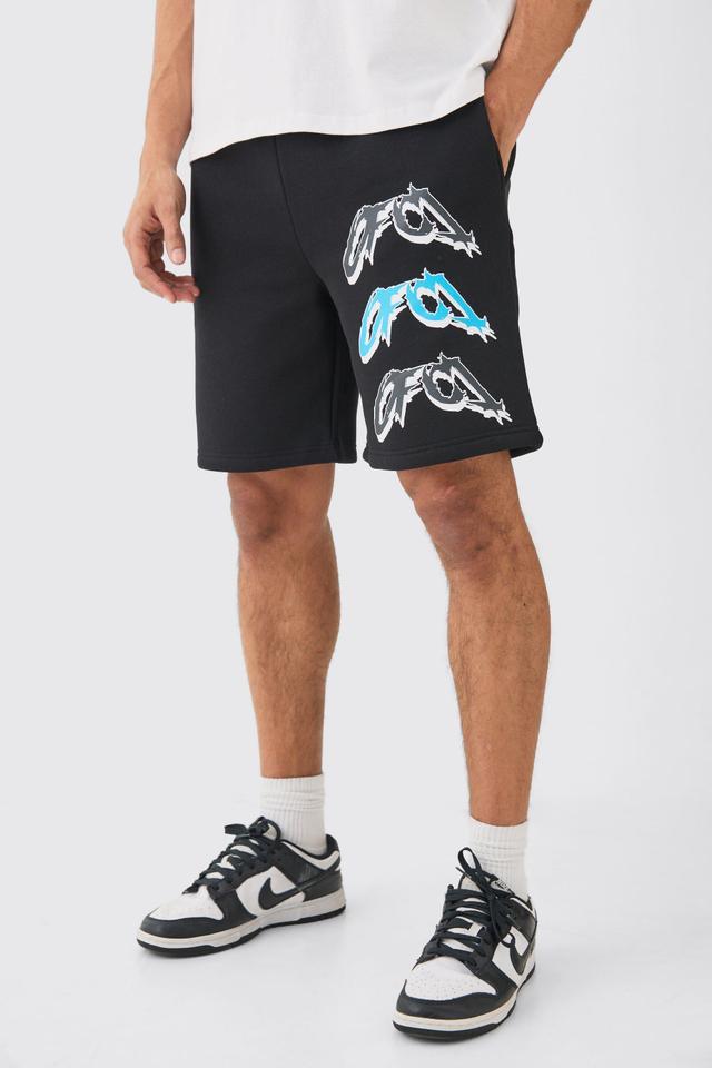 Loose Fit Ofcl Short | boohooMAN USA Product Image