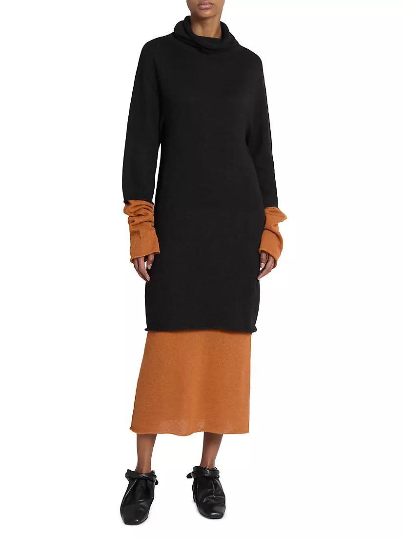 Interplay Alpaca-Blend Turtleneck Midi-Dress product image