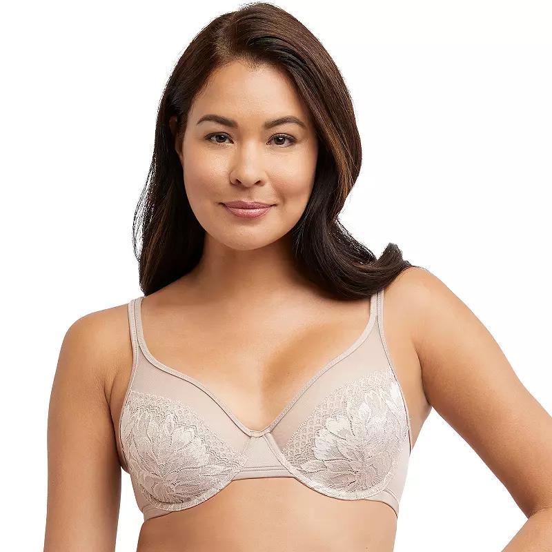 Bali Womens One Smooth U Lace Minimizer Bra DF3386 Product Image