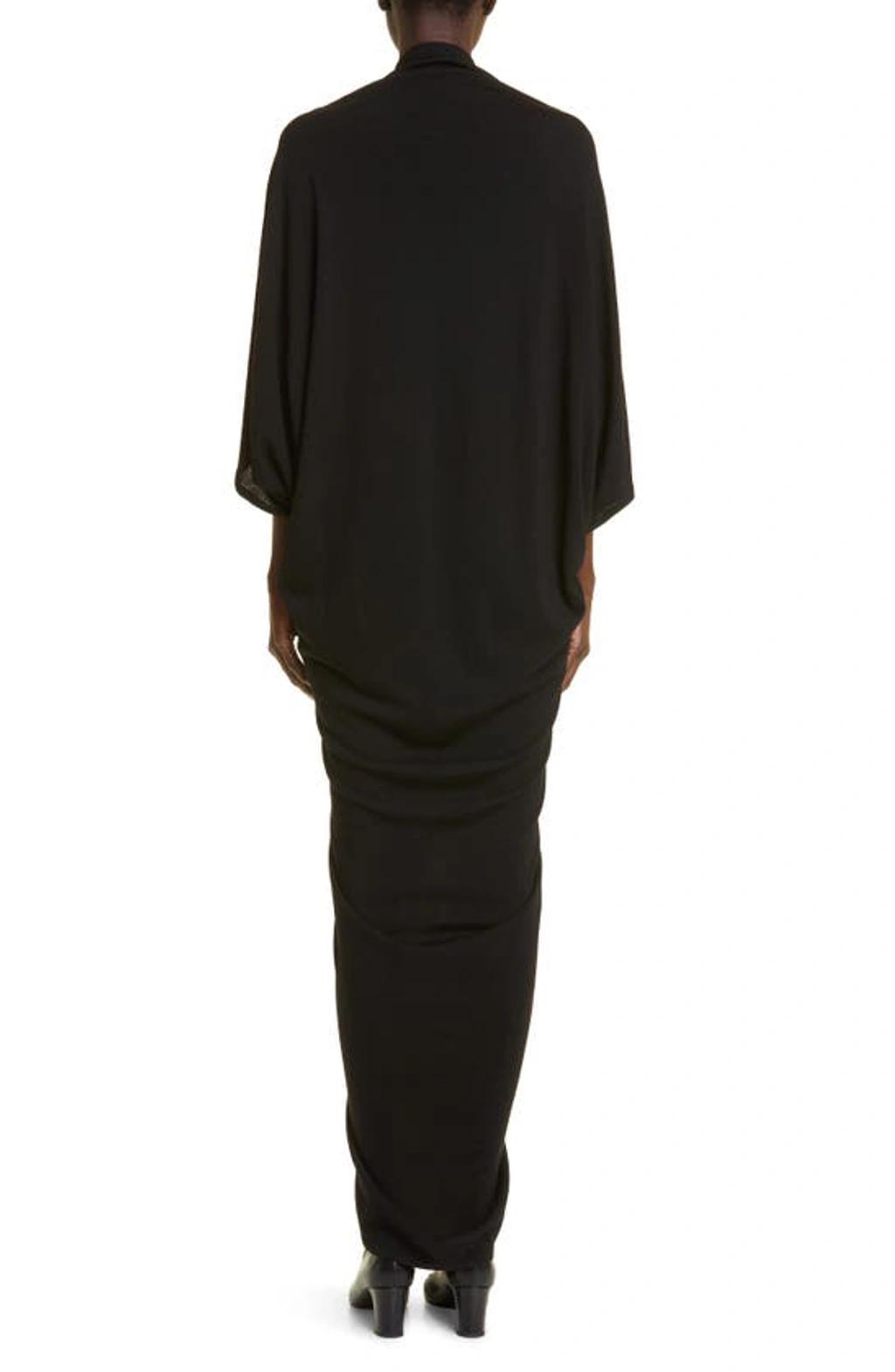 THE ROW Rodin Wool Jersey Maxi Dress In Black Product Image