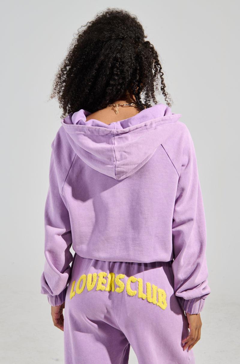 LOVERS CLUB ZIP UP HOODIE Product Image