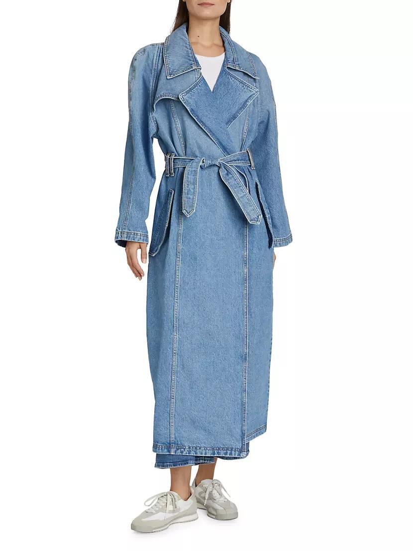 Kosmo Denim Trench Coat Product Image