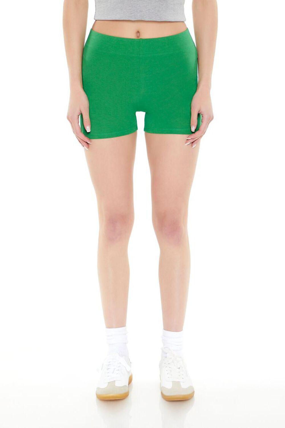 Cotton-Blend Biker Hot Shorts | Forever 21 Product Image