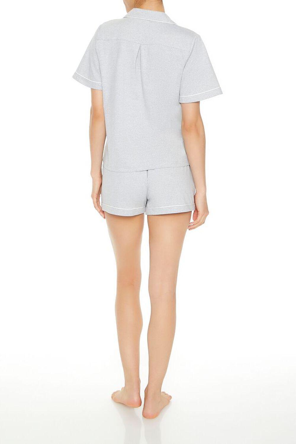 Piped-Trim Pajama Shorts | Forever 21 Product Image