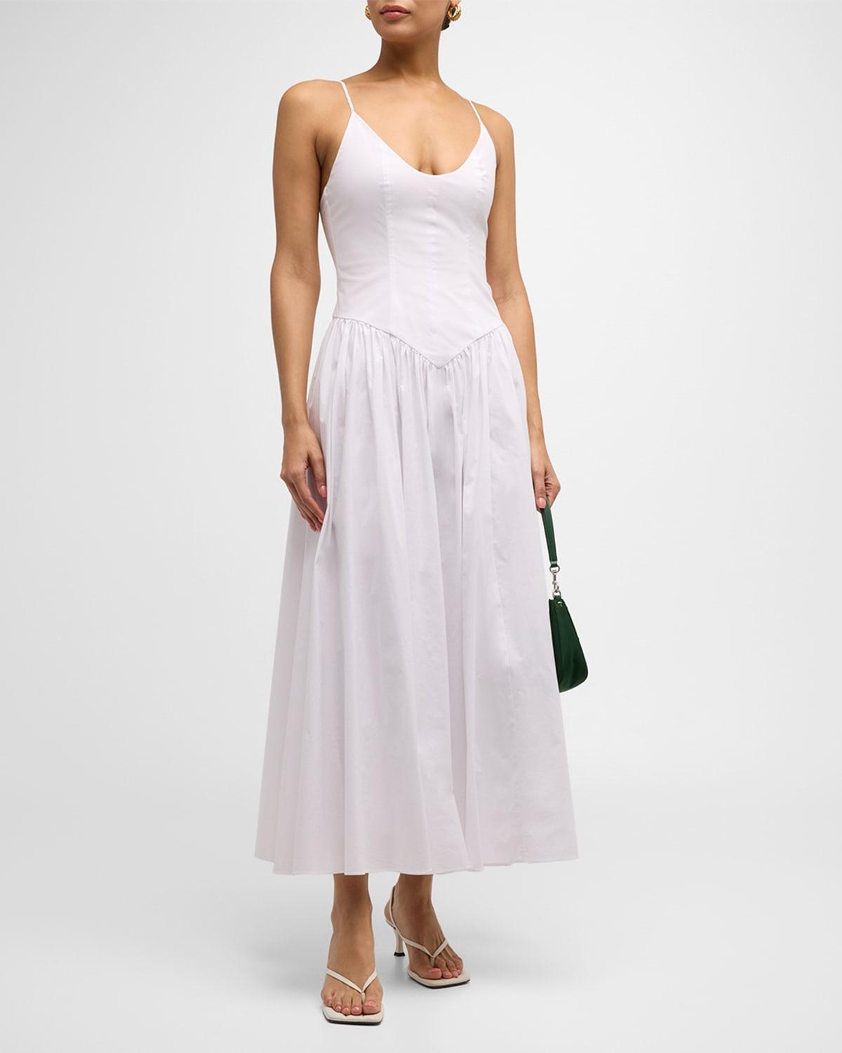 Womens Dena Drop-Waist Midi-Dress Product Image