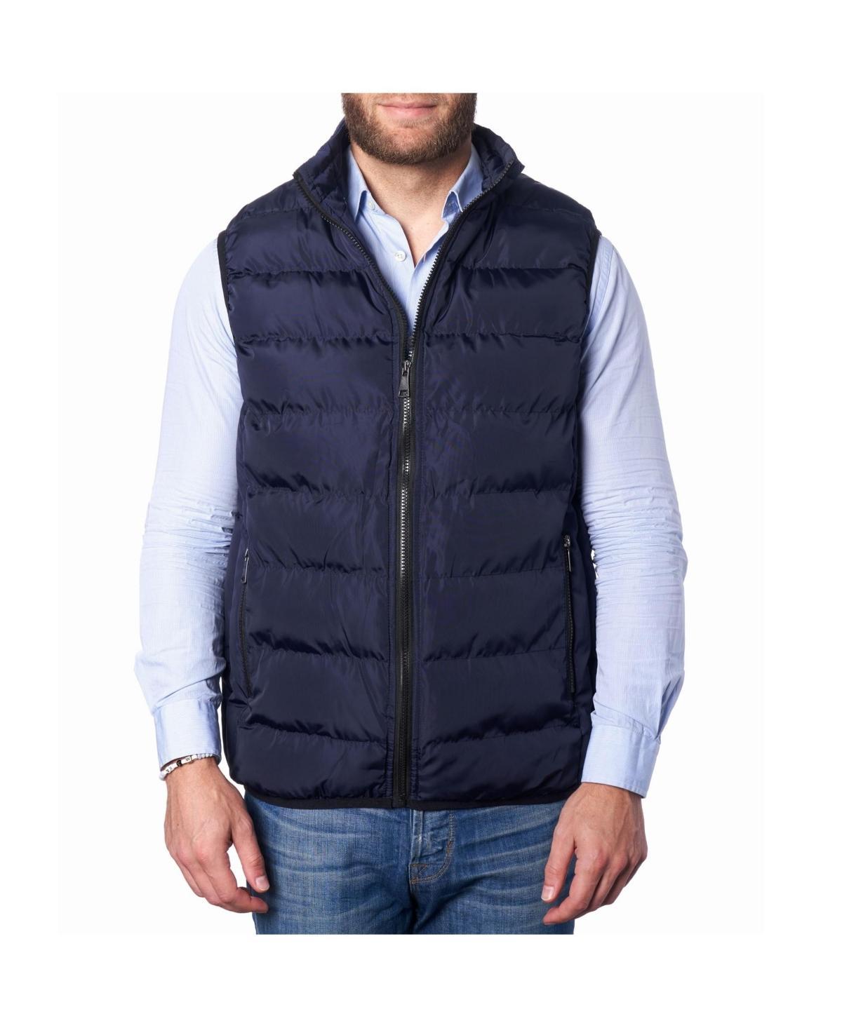 Alpine Swiss Mens Lightweight Down Alternative Puffer Vest Sleeveless Jacket - Red Product Image