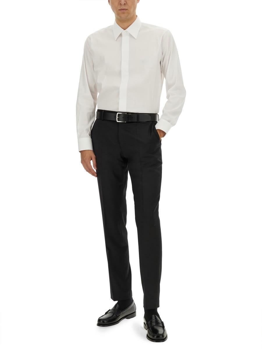 HUGO BOSS Cotton Shirt In White Product Image