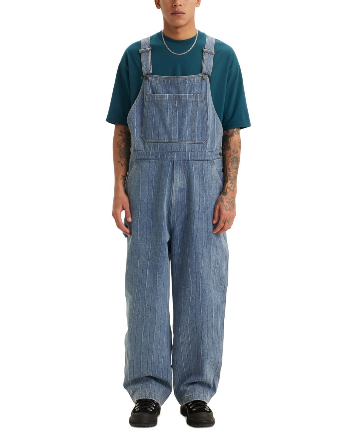 Levi Mens Relaxed Rinsed Skate Overalls Product Image