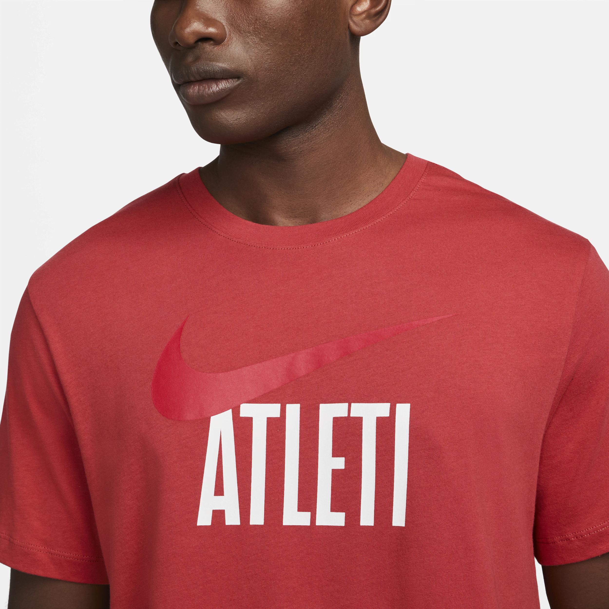 Mens Nike Red Atletico de Madrid Swoosh T-shirt Product Image