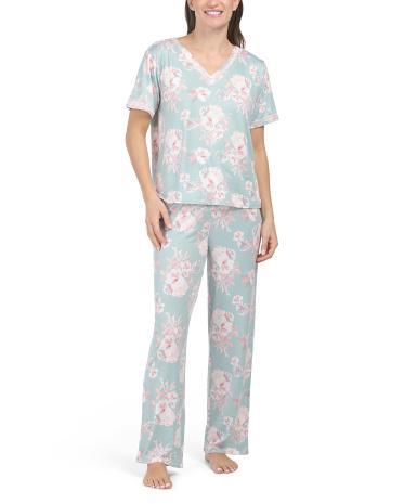 Elina Floral Top And Pants Set for Women Product Image