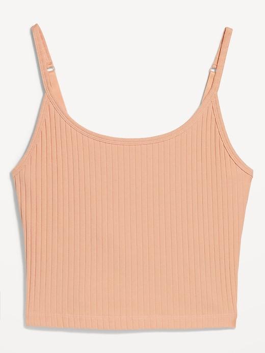 Fitted Ultra-Crop Ribbed Cami Product Image