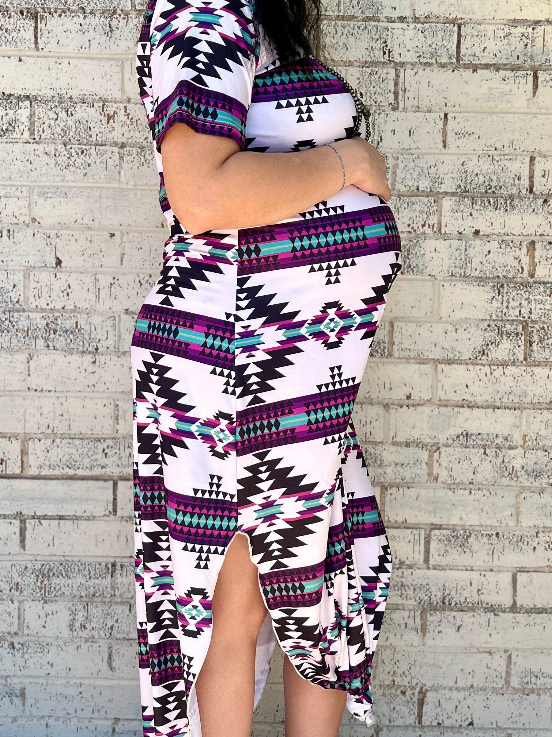 Aztec Outskirts Maxi Dress Product Image