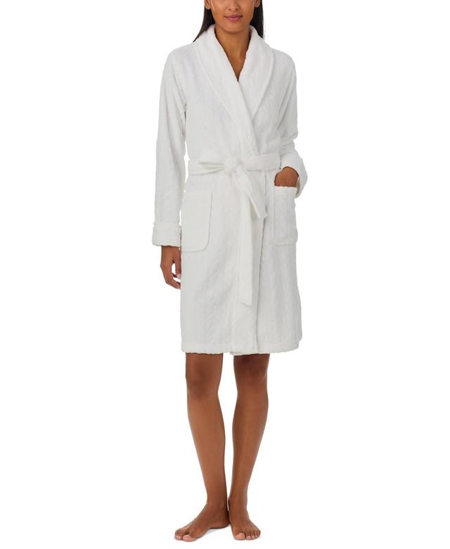 Lauren Ralph Lauren Womens Long-Sleeve Shawl-Collar Robe Product Image