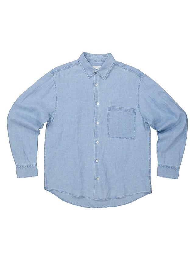 Mens Quinn Linen Button-Front Shirt Product Image