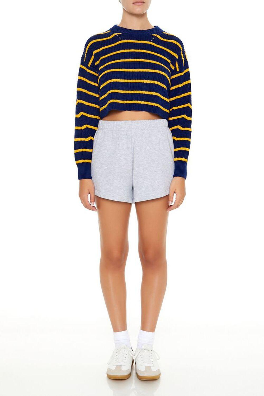 Cropped Striped Sweater | Forever 21 product image