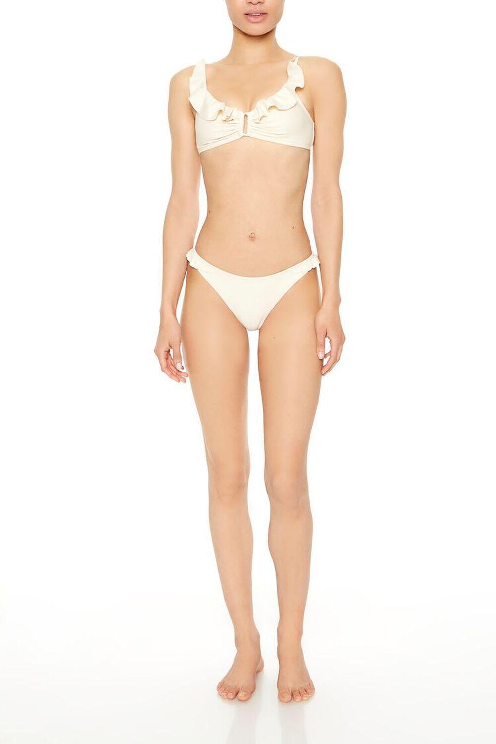 Ruffle-Trim Bikini Bottoms | Forever 21 Product Image