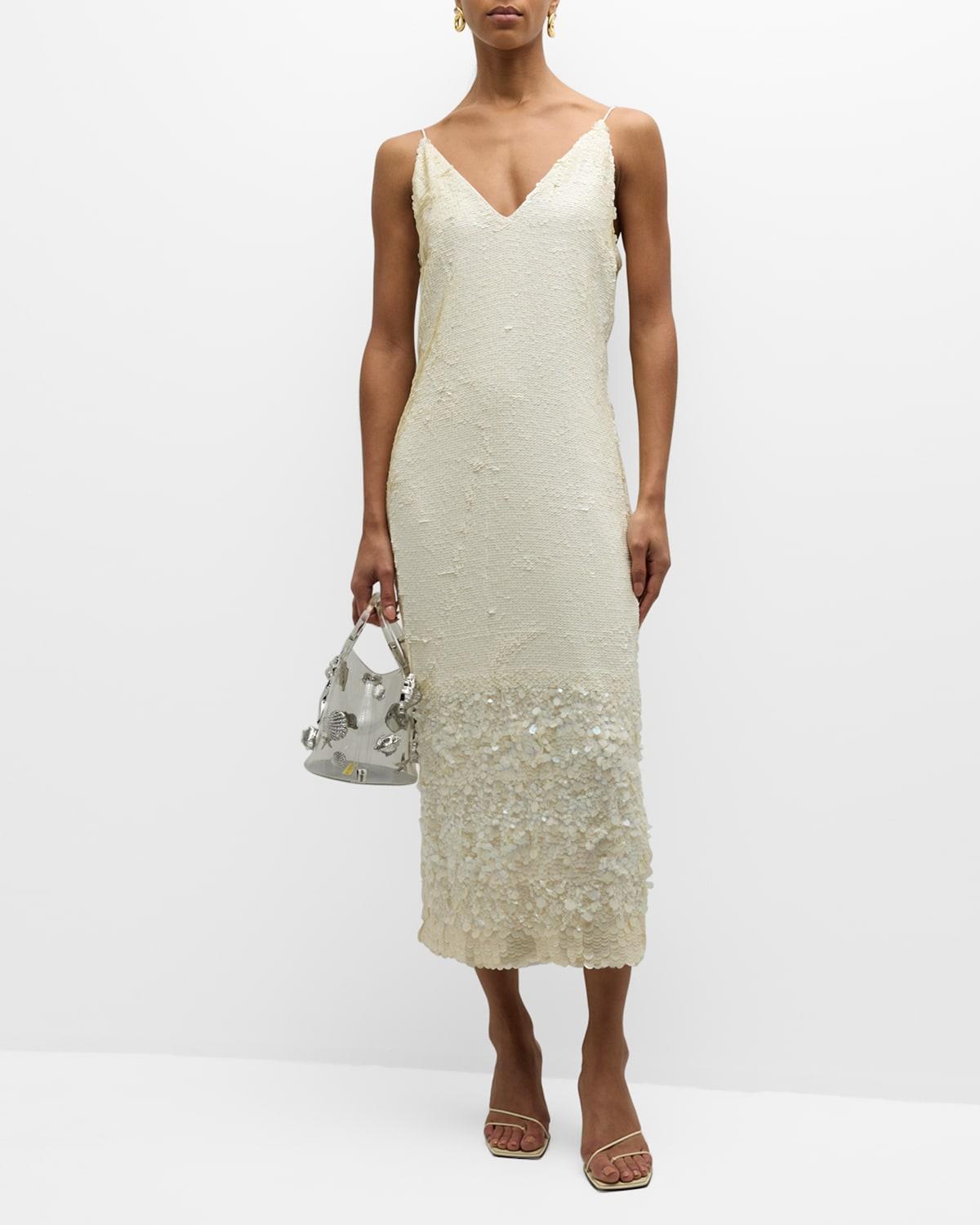 Perla Sequin Midi Dress Product Image